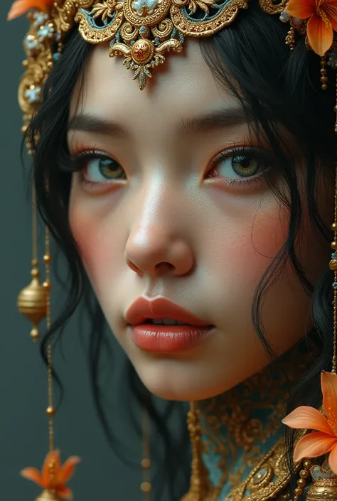 (masterpiece), best quality, expressive eyes, ((perfect face)), ((perfect nose)), ((very realistic))masterpiece:1.3), (highest quality:1.3), (large masterpiece photo), (delicate detailed:1.3), complex, (complex details:1.3), intricate, (intricate details:1...