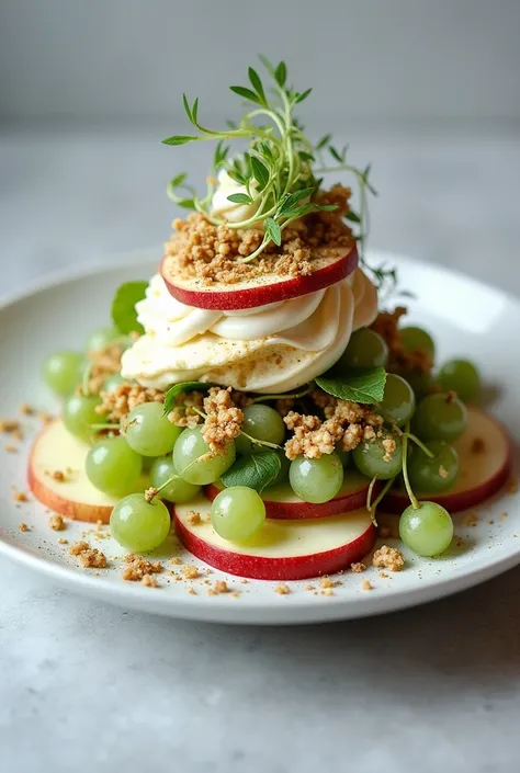 Deconstruction of a Waldorf salad