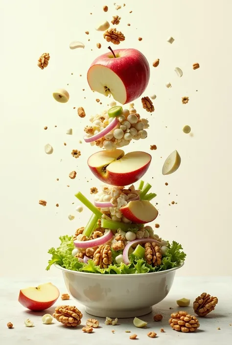 An employee&#39;s deconstruction of a Waldorf salad