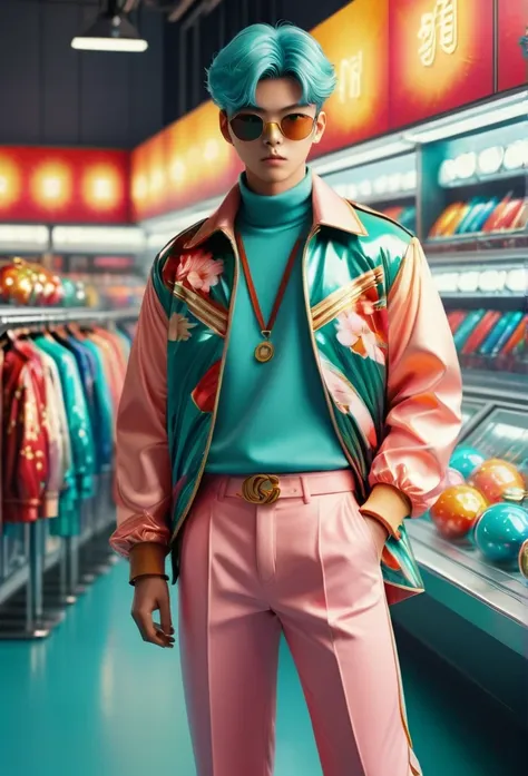 male, strike dynamic poses in expensive and fashionable clothes, designed by gucci::3, tumbler, inspired by yanjun chen style, d...