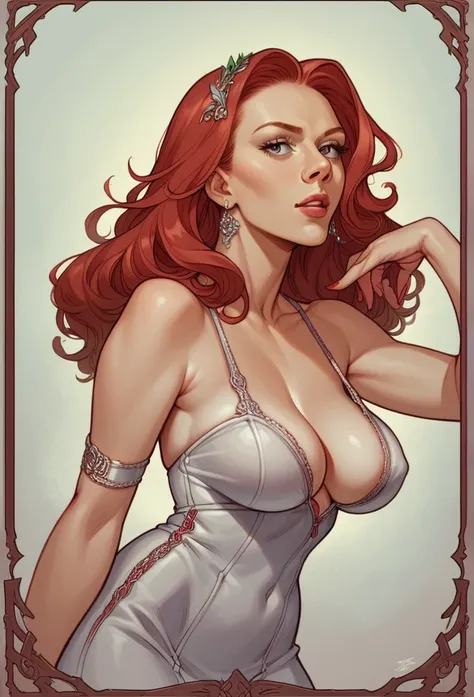 Scarlett Johansson  breast expansión comic