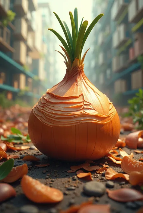 Create an onion metaphor, organizational culture