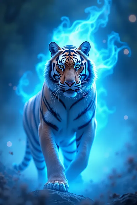 Tiger Blue Aura Animation