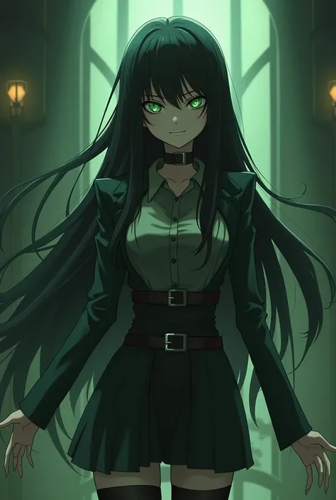 Une petite soeur ou une version féminine de Hazama/ Yuki Terumi qui ressemble à un Kazuma Kval dans Blazblue