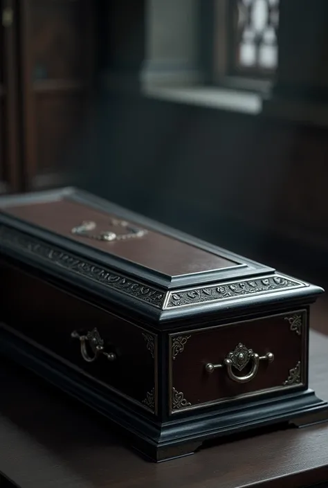 A coffin
