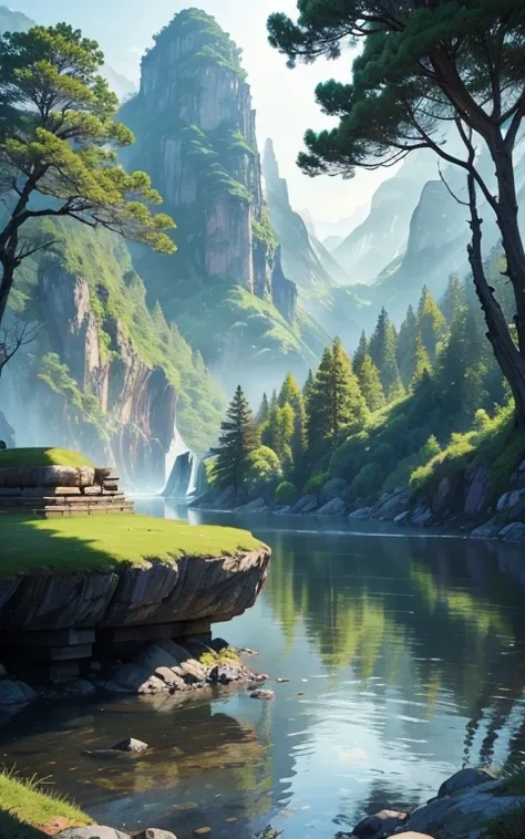 Very beautiful meditative landscape、Soothing scenery、Healing scenery、Mysterious Landscape、Spectacular natural scenery