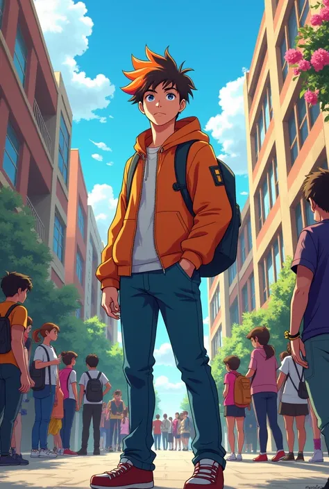 Anime Protagonist (Main Character): Arjun, ek 21 saal ka college