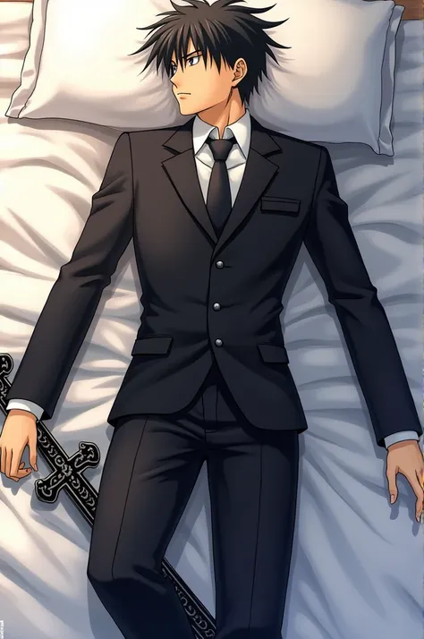 Dakimakura de Nicolas D. Wolfood, from the anime Trigun, lying down, good quality 