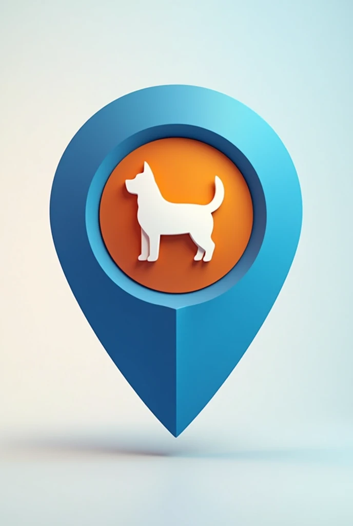 Location pin with the Petshop fys logo