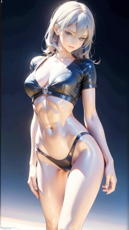 Highest quality， masterpiece， High resolution，8k，（Realistically：1.4），超High resolution，One girl， Super detailed， Ultra-realistic， Trained abdominal muscles、Highly detailed CG illustration， Official Art， Cinematic light， Realistic， Young and beautiful girl， ...