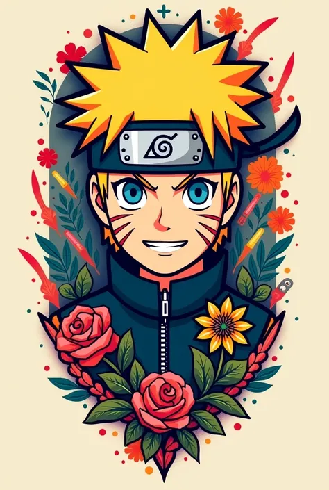 Tattoo new school naruto