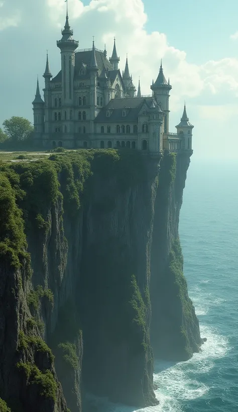 abandoned palace on cliff