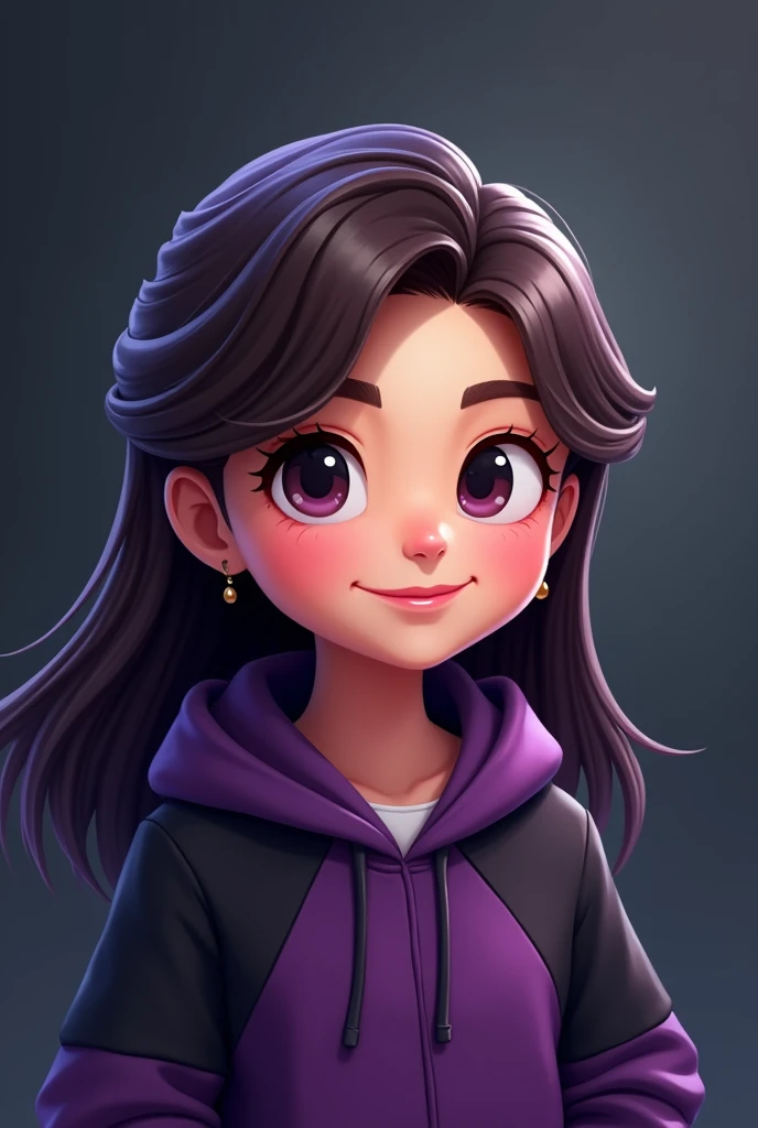 The icon design was a mix of updated and cartoon-like design but a mix with the realistic with a young-looking character., long dark brown hair, purple and black hoodie, and a very friendly smile. Its appearance was quite simple., but it had some nuances t...