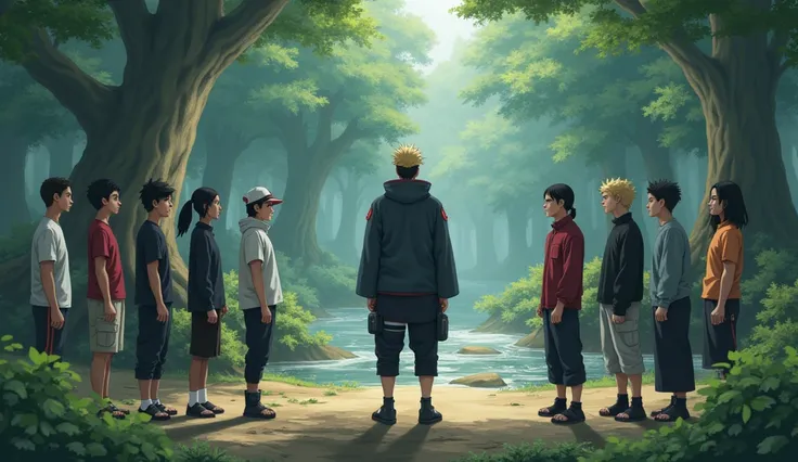 Make me Iruka the sensei training and make it similar to the series, but it doesn&#39;t look like Naruto