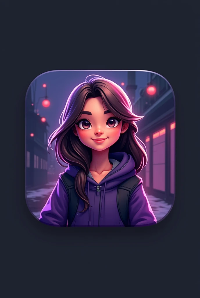 The icon design was a mix of updated and cartoon-like design but a mix with the realistic with a young-looking character., long dark brown hair, purple and black hoodie, and a very friendly smile. Its appearance was quite simple., but it had some nuances t...