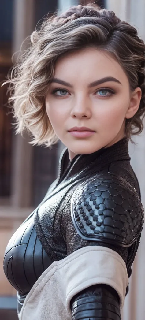 kamren bicondova, detailed eye, (masterpiece) armored lancer fgo,20 year old,clean,look tenderly,gentle smile,laurel wreath,nake...