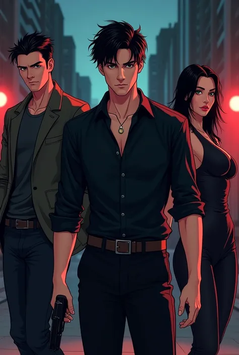 Here’s an updated prompt that incorporates the Korean webtoon style for the book cover:

"Design a dark, gritty mafia-action-themed book cover in the style of a Korean webtoon. The scene should take place in a shadowy, urban city at night, with dim streetl...