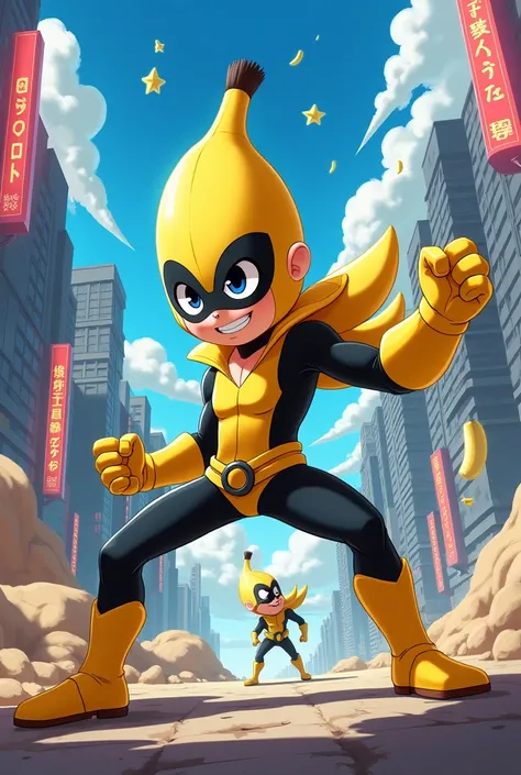 captain Banana super hero anime