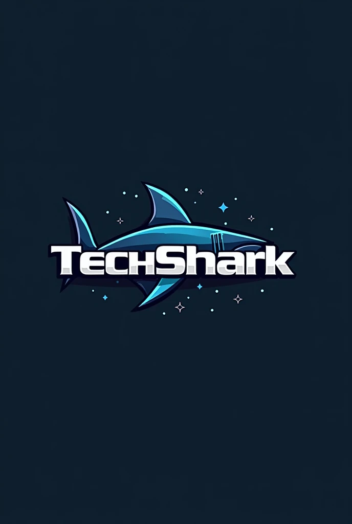 Design a modern and professional typography-based logo for "Tech Shark," a Facebook page specializing in electronic gadgets and mobile accessories. The logo should feature clean, sleek sans-serif typography that conveys a tech-savvy and innovative vibe. Us...