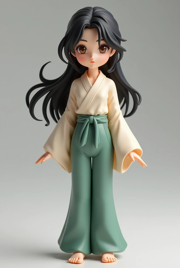 Nendoroid Wind, beautiful girl, Asian Woman ,whole bodyを含む人物 ,whole body ,Wearing pants