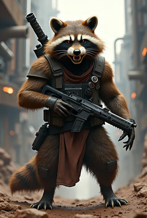 Give me some angry racoon form starwar