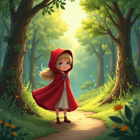 Little Red Riding Hood　Little Red Riding Hoodちゃん　Red Hood　Girl　cute　clear　美Girl　Real　mysterious　Cool Beauty　Smile