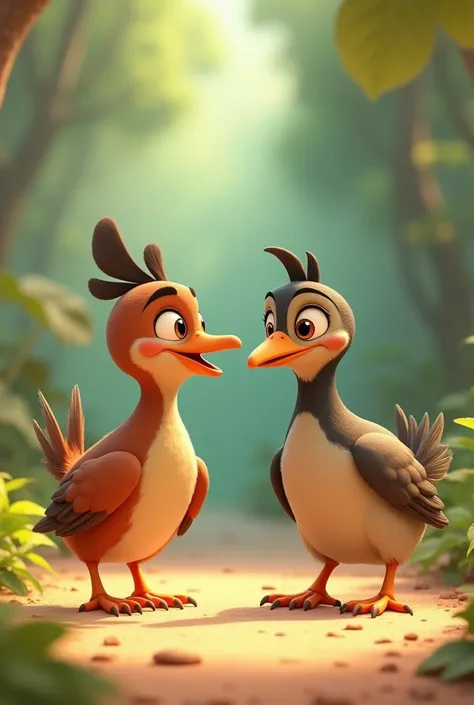 This quail is not mine.  He was happy to see Pari.   Kathur says honestly.animation cartoon 