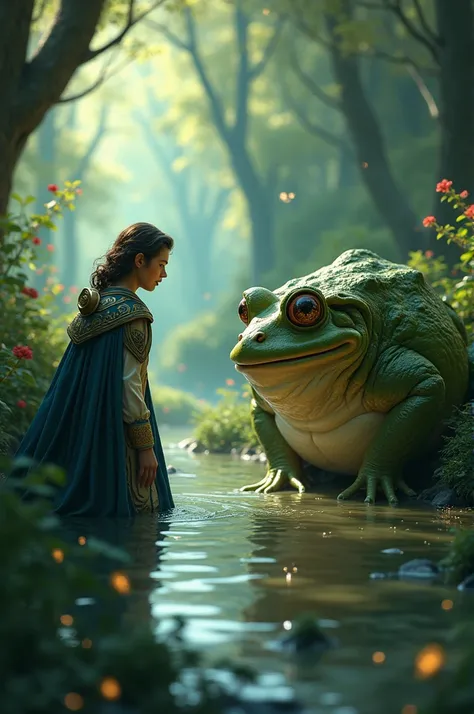 The handsome prince and the ugly frog