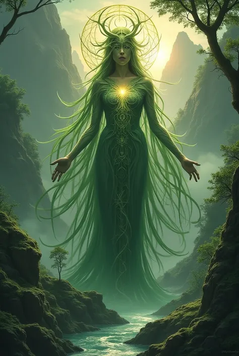 O God the earth, magical and powerful earth goddess 
