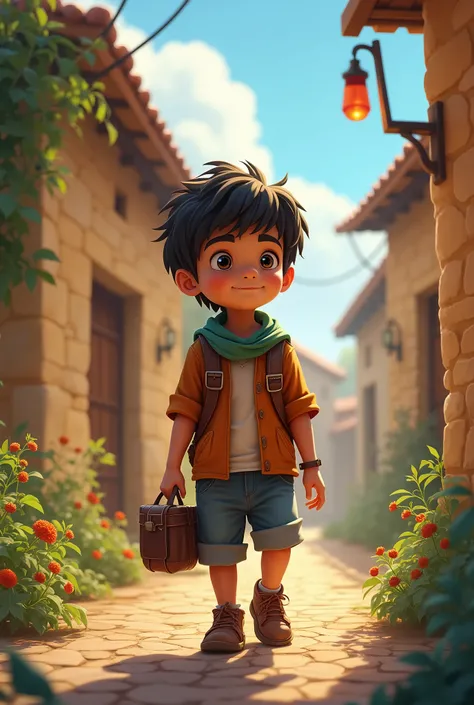 Once upon a time, there lived a boy named Ali in a small village. Ali was very brave and intelligent, but he was always looking for something new and amazing.