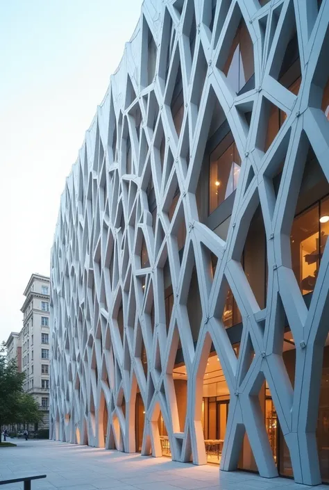 Parametric lines facade design
