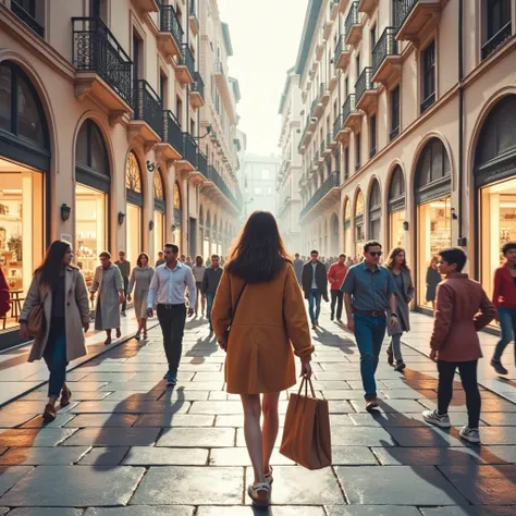 Walking the streets of Milan