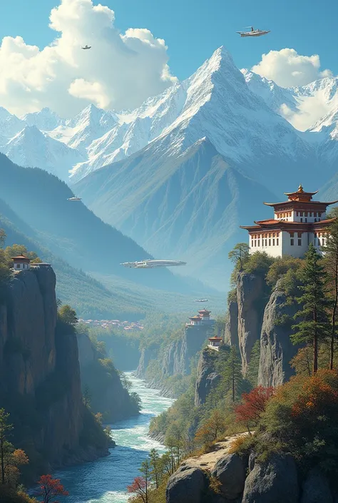 Bhutan in the year 3000