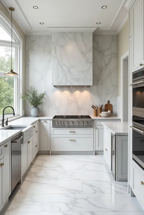 Create a Marble Kitchen