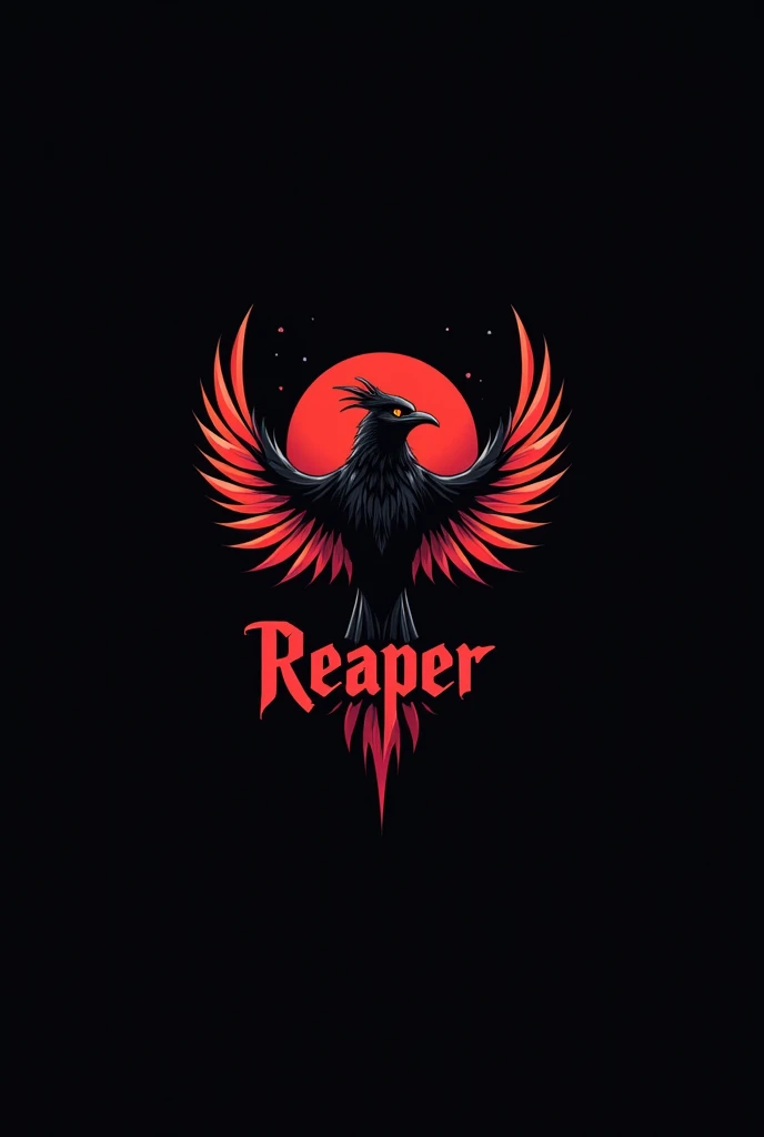 A hamming logo that have a name Reaper put a name “reaper”