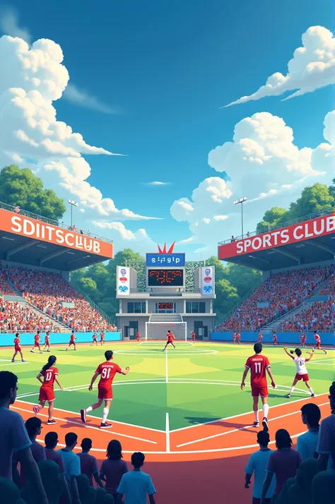 You could design the university sports club 