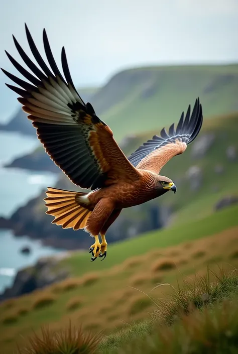 Images of the golden eagle in Jersey
