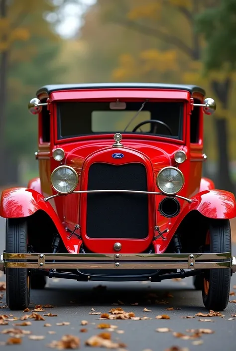 Credit to Jimmy Cooper

Bing Prompt:

Vintage reflective red model-T Ford car