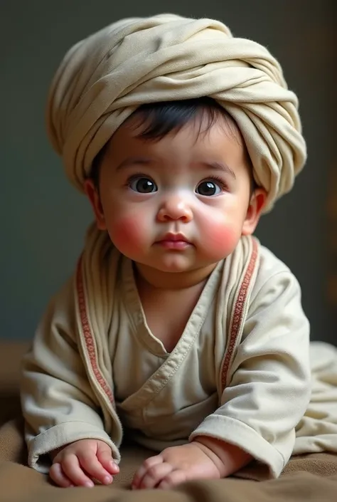 Cute little taliban baby
