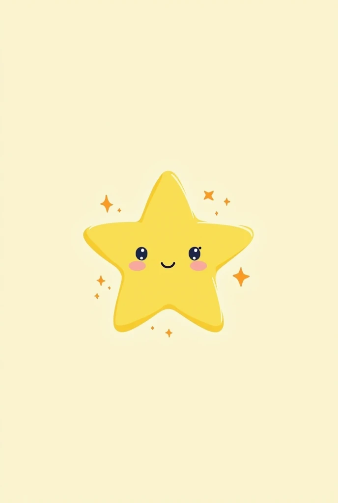 I would like a logo for a store called PEQUENOS ENCANTOS. A charming logo brand with a cute yellow star 