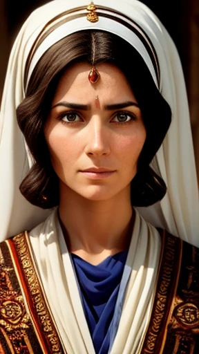  A Judaea woman focus on the face 