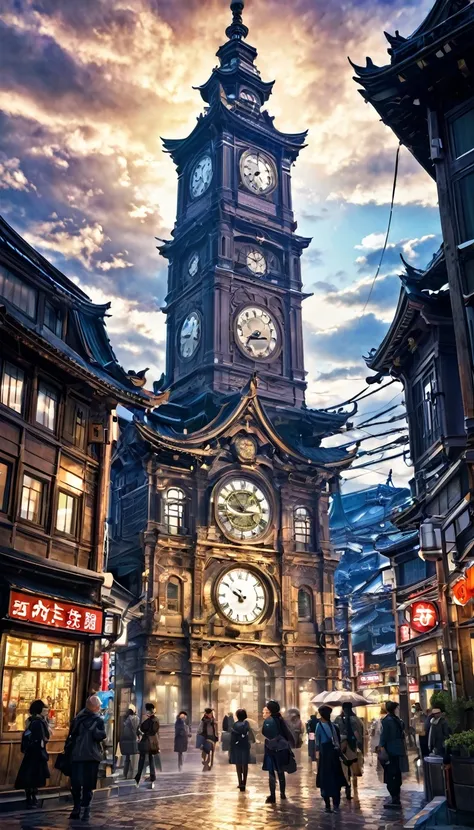 Xin Haicheng、Sapporo Clock Tower、A spectacular fantasy of another world、Final Fantasy Style