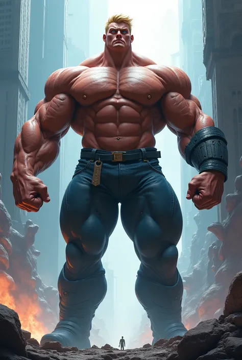 Blond male bodybuilder, blue eyes, Muscular and massive, big muscles, Massive muscles, absurdly massive physique, Big muscle, powerful and huge, Big muscles, male art, gigachad muscular, muscular characters, muscular!! Science-Fiction, muscular! Fantasies,...