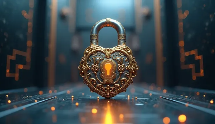 Creating security for your Binance account in a fancy way with an image of a lock