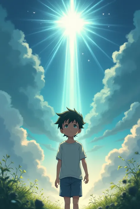 Boy seeking God anime version