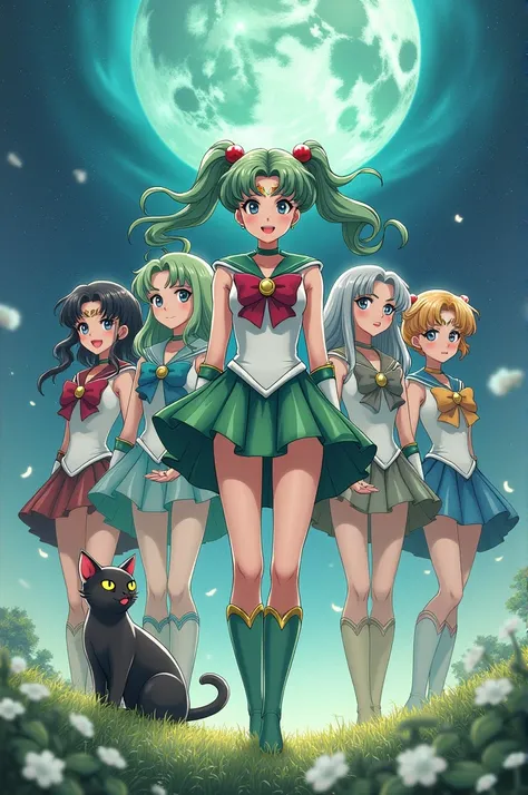 Once upon a time there was a Sailor from the world of Sailor Moon, is a Sailor who was forgotten for millennia, ela se chama Sailor Earth, she woke up and with her other sailors around her.
Sailor Earth é a nova guardiã da terra, she has a cat ,mahou shouj...