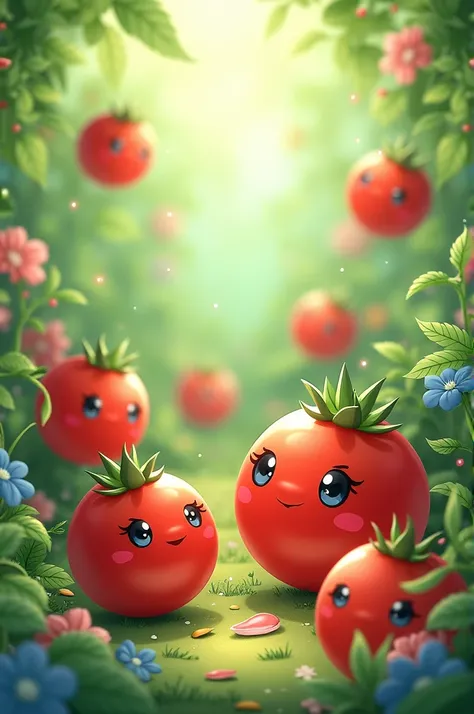 Anime tender tomatoes