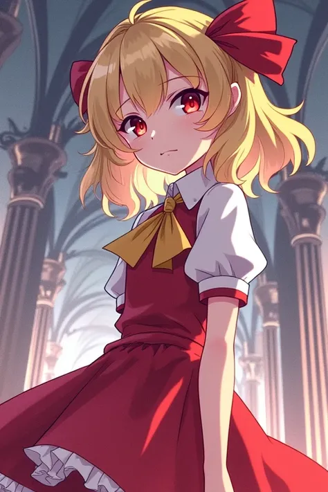 Flandre Scarlet　Inside the Scarlet Devil Mansion　No hat。