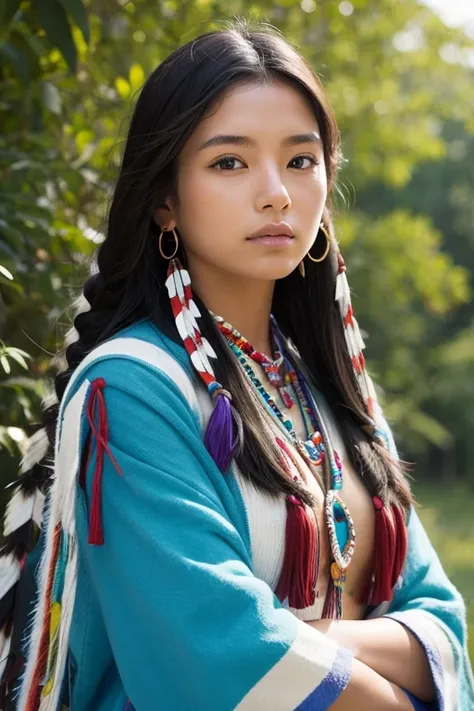 Native American、female