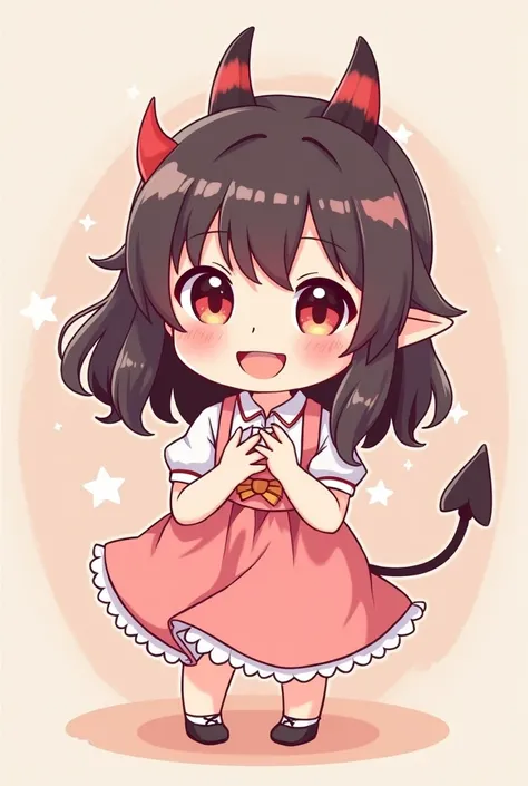 Anime Style Oni chan cute girl
